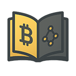 Cryptocurrency-book-authorship-icon